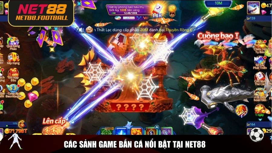 Các sảnh game bắn cá nổi bật tại NET88