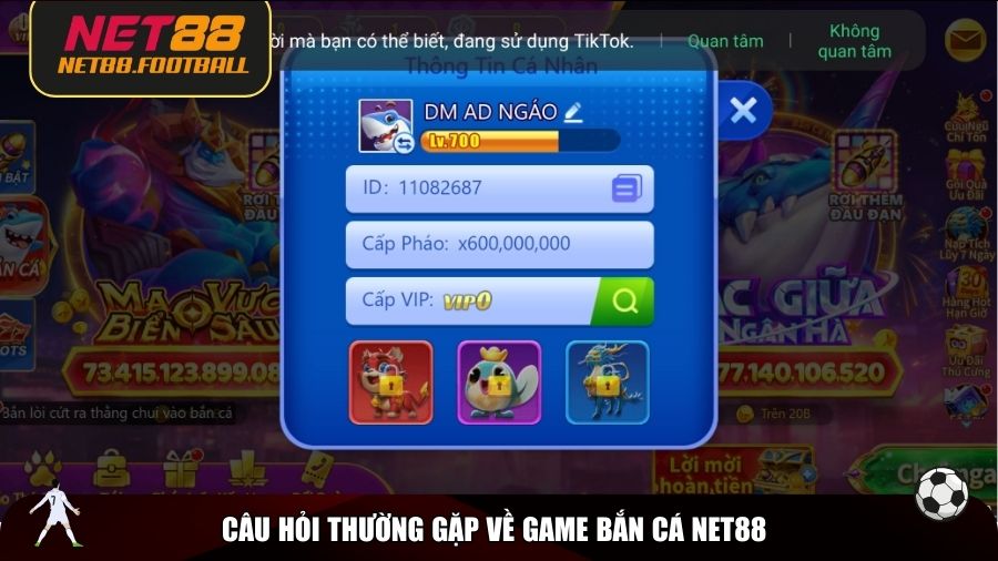 Câu hỏi thường gặp về game bắn cá NET88