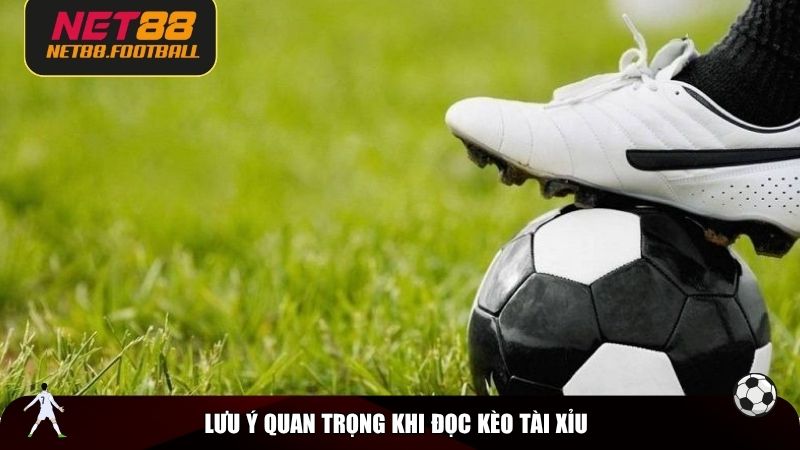Lưu ý quan trọng khi đọc kèo tài xỉu