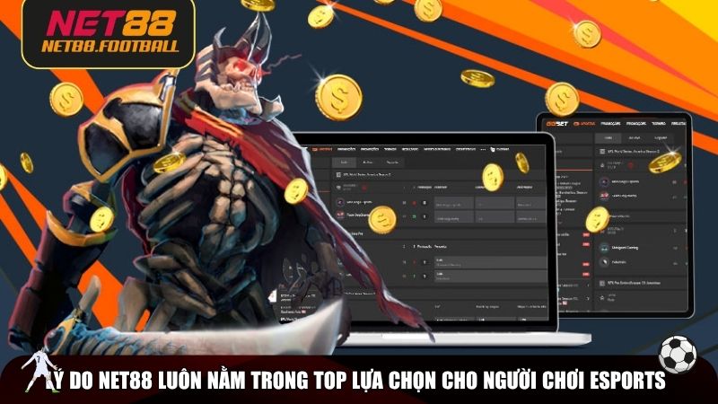 Lý do NET88 luôn nằm trong top lựa chọn cho người chơi Esports